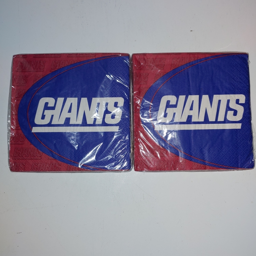 Giants NFL Paper Napkins, 2-pack